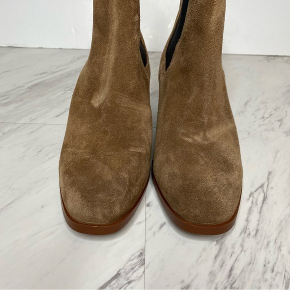 Steve Madden Rhiannon Cognac Suede Chelsea Bootie 10M - Picture 11 of 15